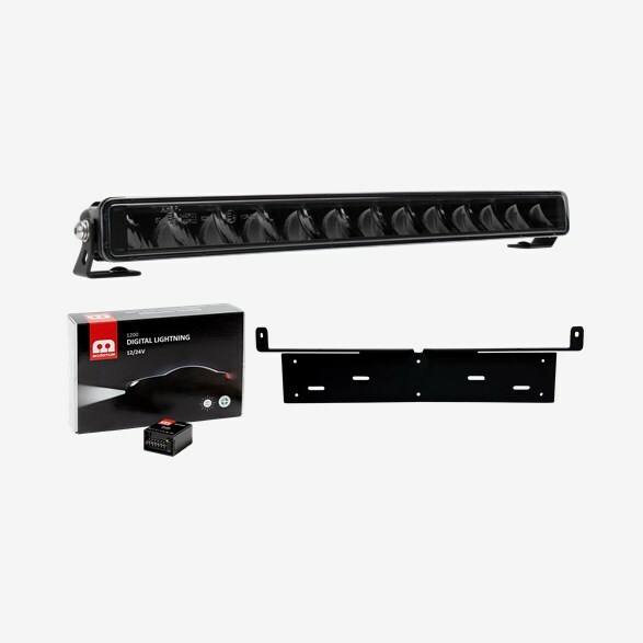 ALTURA 20″ Driving Light curved LED Light Bars kit - With Digital Lighting