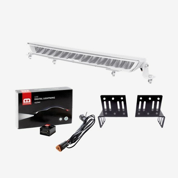 OZZ XB1 20" Vit Ljusrampskit -Med Digital Lighting