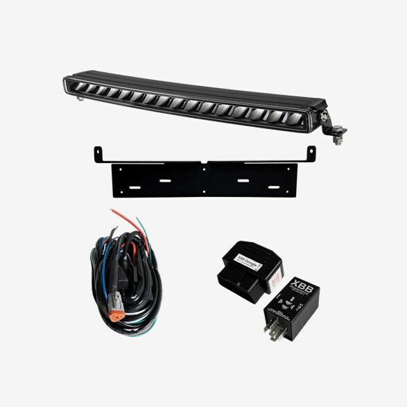 ALTURA 20" extraljusramp curved LED Ljusrampskit - Med XBB