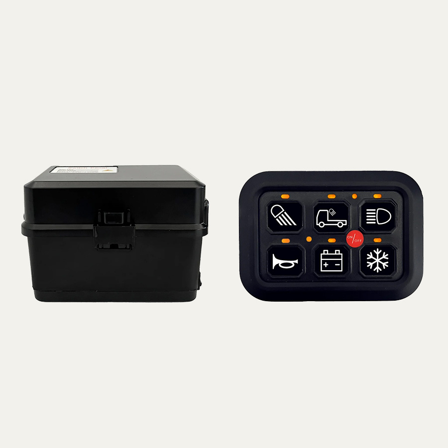 BriodTech switchpanel med reläbox