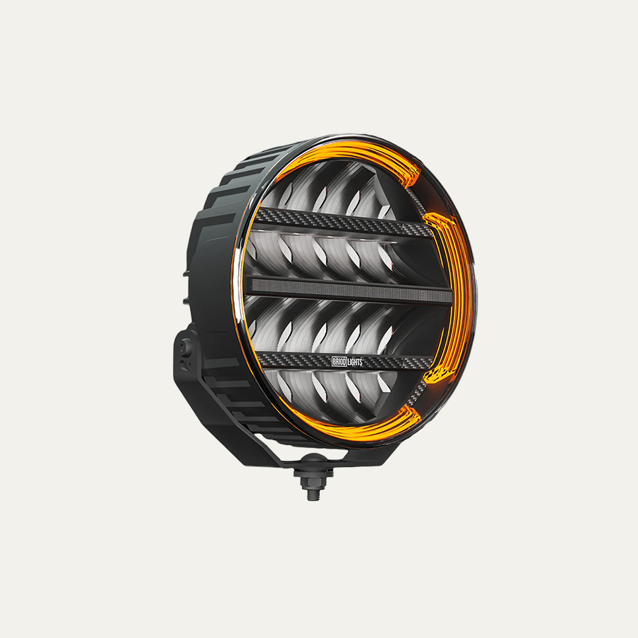 BriodLights Olympus 2.0 LED extraljus- svart