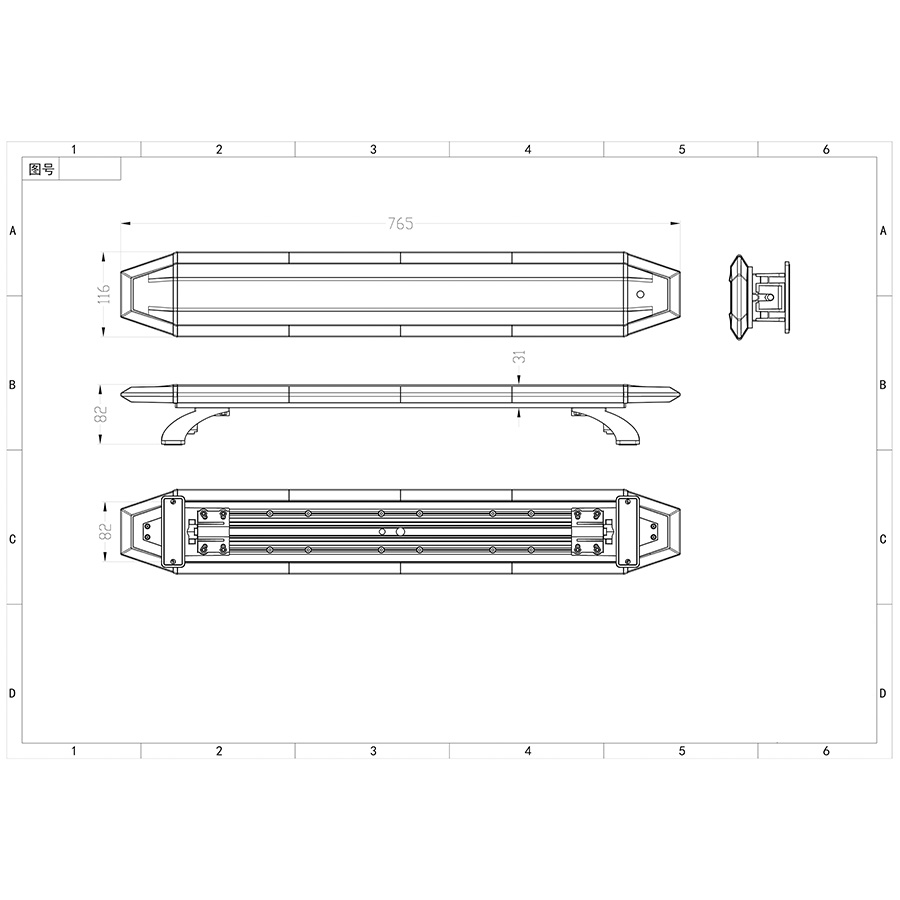 BriodLights Streamline Warnleuchte 30" – Bild 7